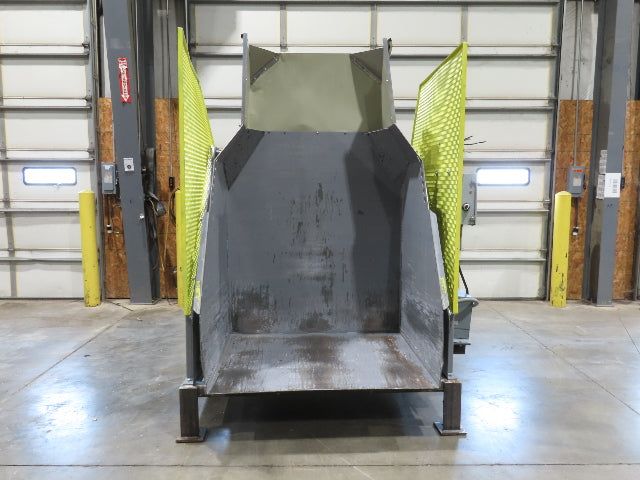 Hydraulic Tote Dumper Gaylord Box Tipper 48x40" 2500Lb 1.5Hp 460V 3PH