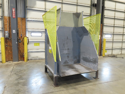 Hydraulic Tote Dumper Gaylord Box Tipper 48x40" 2500Lb 1.5Hp 460V 3PH