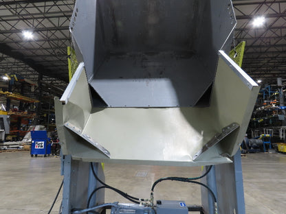 Hydraulic Tote Dumper Gaylord Box Tipper 48x40" 2500Lb 1.5Hp 460V 3PH