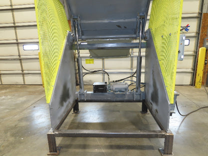 Hydraulic Tote Dumper Gaylord Box Tipper 48x40" 2500Lb 1.5Hp 460V 3PH