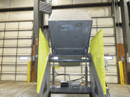 Hydraulic Tote Dumper Gaylord Box Tipper 48x40" 2500Lb 1.5Hp 460V 3PH