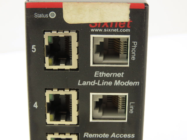 Sixnet SLX-5MS-MDM-1 Industrial Land Line Modem Remote Access Switch