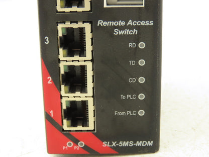Sixnet SLX-5MS-MDM-1 Industrial Land Line Modem Remote Access Switch