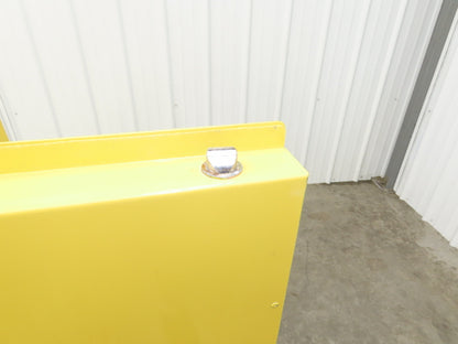 Eagle 1932 Yellow Flammable Safety Cabinet Dual Door 30 Gallon Liquid One Shelf