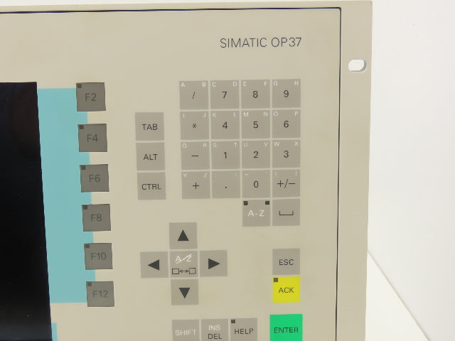 Siemens 6AV3637-1LL00-0FX1 Simatic OP37 Operator Panel 10" Display 24VDC
