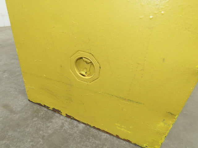 Yellow Flammable Safety Cabinet Dual Door 30 Gallon Liquid One Shelf
