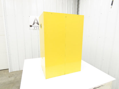 Agent 1068340 Flammable Safety Cabinet 12 Gallon Liquid Yellow 1 Shelf