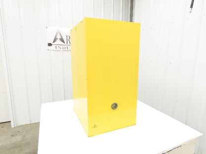Agent 1068340 Flammable Safety Cabinet 12 Gallon Liquid Yellow 1 Shelf