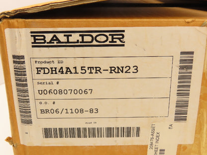 Baldor FDH4A15TR-RN23 FlexDrive II AC Servo Drive /Motor Controller 400-460V 3Ph