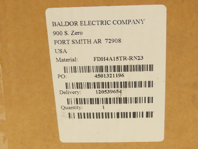 Baldor FDH4A15TR-RN23 FlexDrive II AC Servo Drive /Motor Controller 400-460V 3Ph