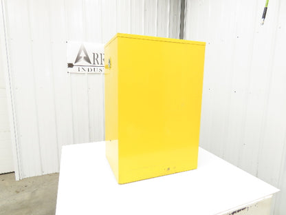 Agent 1068340 Flammable Safety Cabinet 12 Gallon Liquid Yellow 1 Shelf