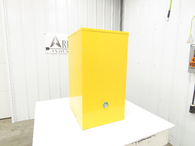 Agent 1068340 Flammable Safety Cabinet 12 Gallon Liquid Yellow 1 Shelf