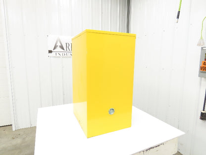 Agent 1068340 Flammable Safety Cabinet 12 Gallon Liquid Yellow 1 Shelf
