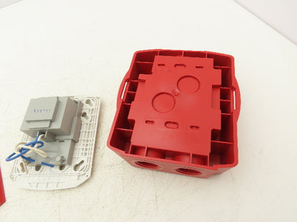 System Sensor P2RHK-120 Outdoor Fire Alarm Horn With Strobe 120V Wall Mount