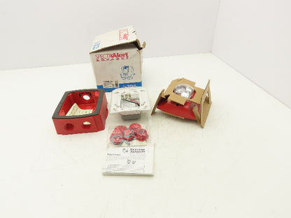 System Sensor P2RHK-120 Outdoor Fire Alarm Horn With Strobe 120V Wall Mount