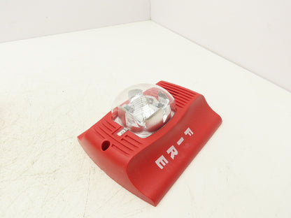 System Sensor P2RHK-120 Outdoor Fire Alarm Horn With Strobe 120V Wall Mount