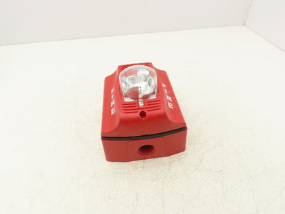 System Sensor P2RHK-120 Outdoor Fire Alarm Horn With Strobe 120V Wall Mount