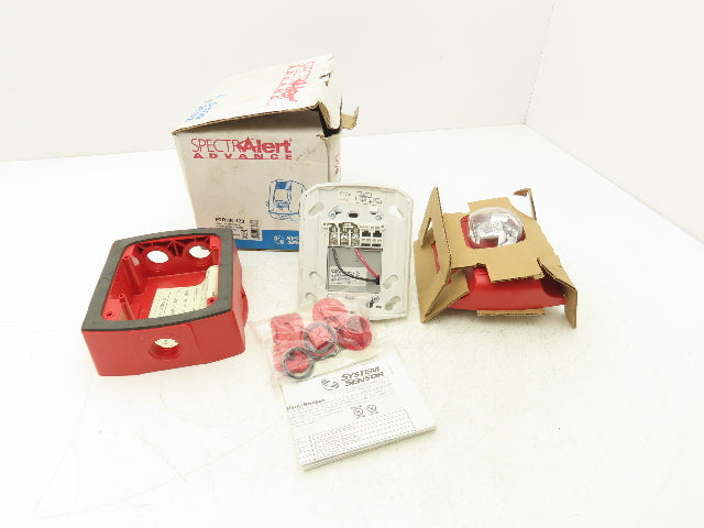 System Sensor P2RHK-120 Outdoor Fire Alarm Horn With Strobe 120V Wall Mount