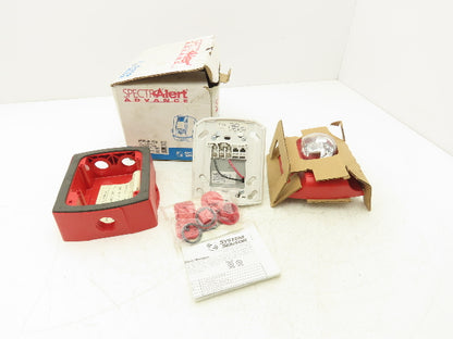 System Sensor P2RHK-120 Outdoor Fire Alarm Horn With Strobe 120V Wall Mount