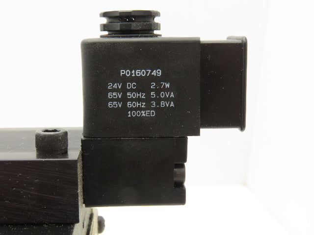 Parker H41WXBBL49A Pneumatic Air Single Solenoid 2-Position Valve 24VDC 145PSI