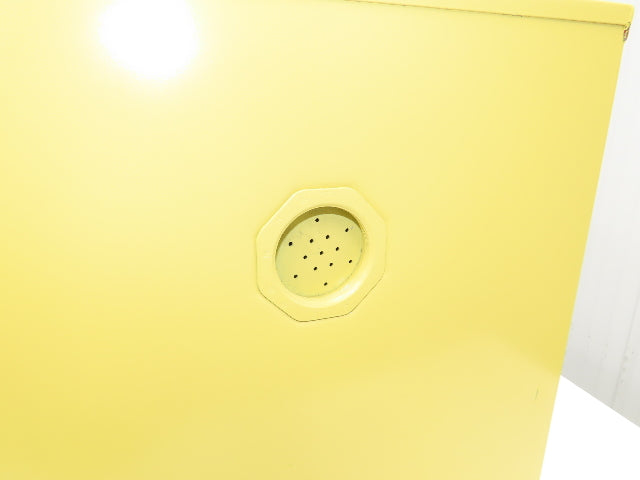Securall A102 Yellow Flammable Cabinet Sure-Grip 4 Gallon Capacity