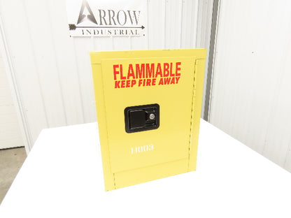 Securall A102 Yellow Flammable Cabinet Sure-Grip 4 Gallon Capacity