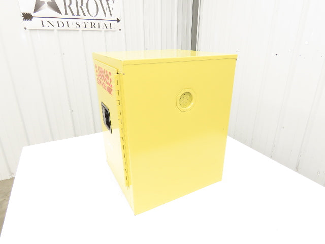 Securall A102 Yellow Flammable Cabinet Sure-Grip 4 Gallon Capacity