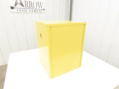 Securall A102 Yellow Flammable Cabinet Sure-Grip 4 Gallon Capacity