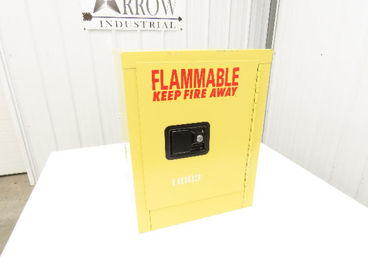 Securall A102 Yellow Flammable Cabinet Sure-Grip 4 Gallon Capacity