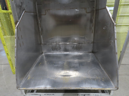 Hydraulic Tote Dumper Aluminum Gaylord Box Tipper 48x40" 1Hp 460V 3PH