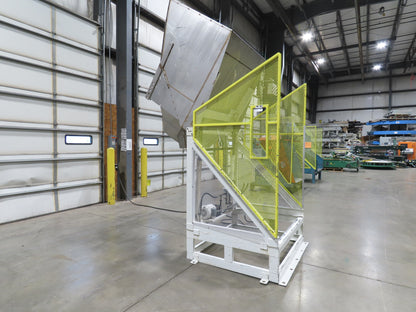 Hydraulic Tote Dumper Aluminum Gaylord Box Tipper 48x40" 1Hp 460V 3PH