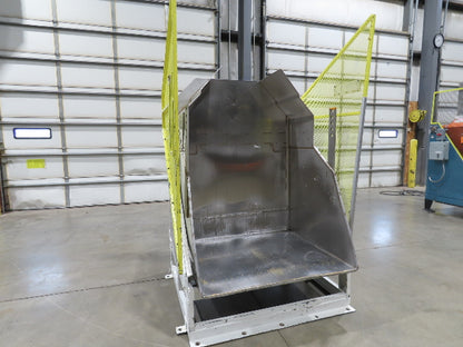 Hydraulic Tote Dumper Aluminum Gaylord Box Tipper 48x40" 1Hp 460V 3PH