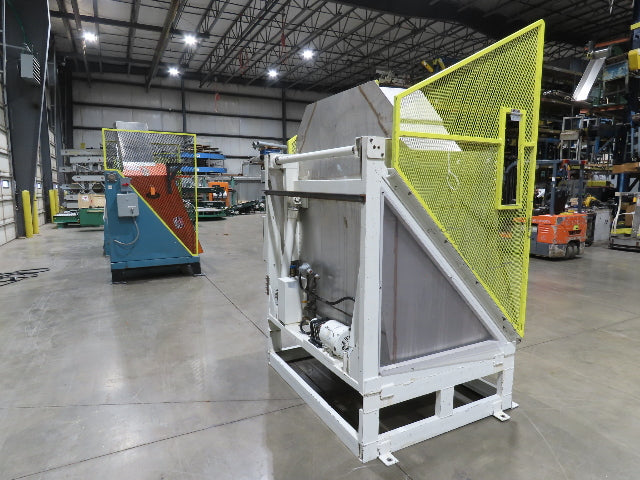 Hydraulic Tote Dumper Aluminum Gaylord Box Tipper 48x40" 1Hp 460V 3PH