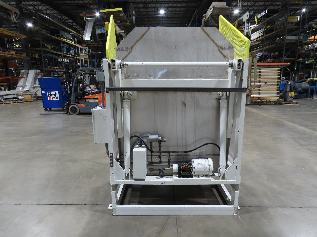 Hydraulic Tote Dumper Aluminum Gaylord Box Tipper 48x40" 1Hp 460V 3PH