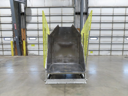 Hydraulic Tote Dumper Aluminum Gaylord Box Tipper 48x40" 1Hp 460V 3PH
