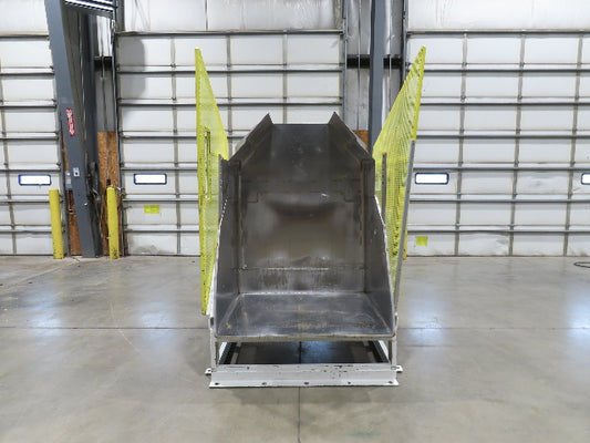 Hydraulic Tote Dumper Aluminum Gaylord Box Tipper 48x40" 1Hp 460V 3PH