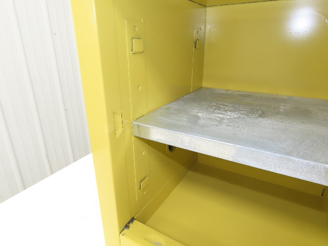 Securall A102 Yellow Flammable Cabinet 4 Gallon Capacity Sure-Grip