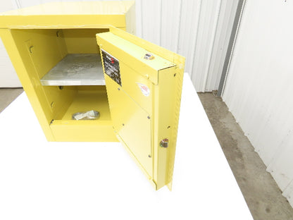 Securall A102 Yellow Flammable Cabinet 4 Gallon Capacity Sure-Grip