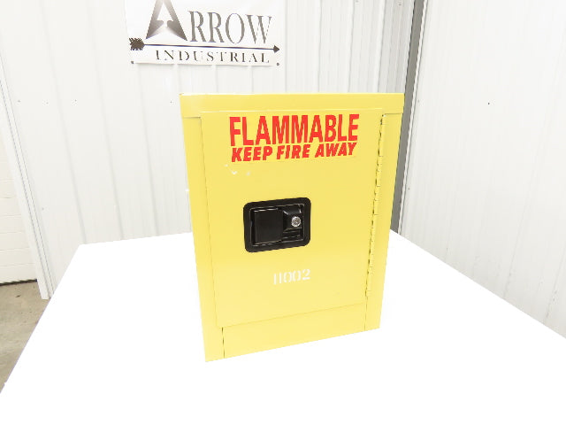 Securall A102 Yellow Flammable Cabinet 4 Gallon Capacity Sure-Grip