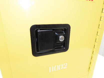 Securall A102 Yellow Flammable Cabinet 4 Gallon Capacity Sure-Grip