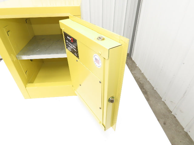Securall A102 Yellow Flammable Cabinet 4 Gallon Capacity Sure-Grip