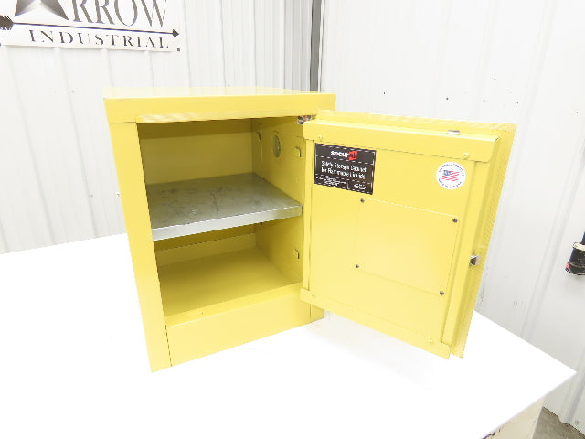 Securall A102 Yellow Flammable Cabinet 4 Gallon Capacity Sure-Grip