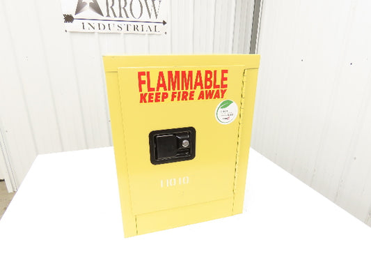 Securall A102 Yellow Flammable Cabinet 4 Gallon Capacity Sure-Grip