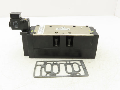 Parker H41WXBBL49A Pneumatic Air Single Solenoid 2-Position Valve 24VDC 145PSI
