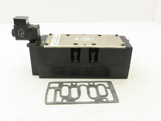 Parker H41WXBBL49A Pneumatic Air Single Solenoid 2-Position Valve 24VDC 145PSI