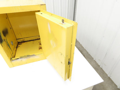 Eagle 1904 Yellow Flammable Cabinet 4 Gallon Capacity Single Shelf