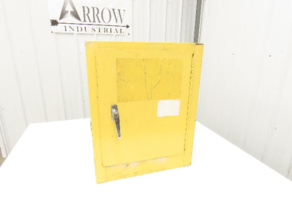 Eagle 1904 Yellow Flammable Cabinet 4 Gallon Capacity Single Shelf