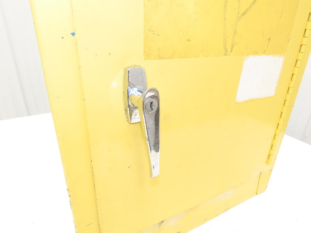 Eagle 1904 Yellow Flammable Cabinet 4 Gallon Capacity Single Shelf