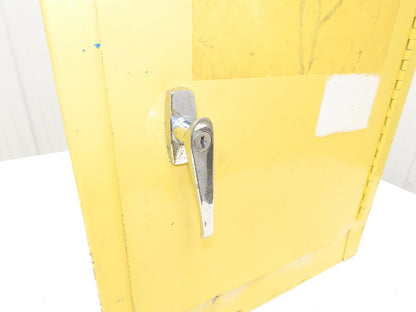 Eagle 1904 Yellow Flammable Cabinet 4 Gallon Capacity Single Shelf