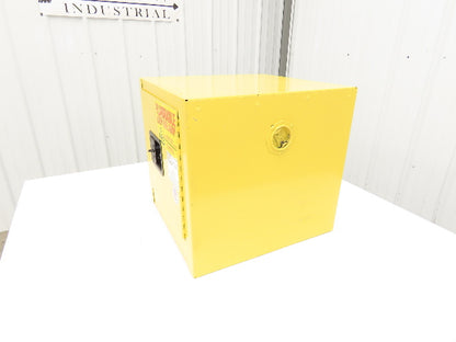 Eagle 1901 Yellow Flammable Cabinet 2 Gallon Capacity Single Shelf